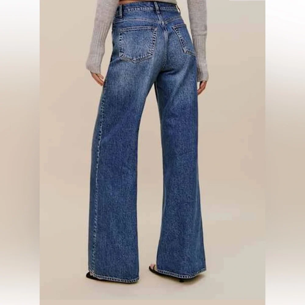 Reformation Cary High Rise Wide Leg Jeans - Picture 3 of 7